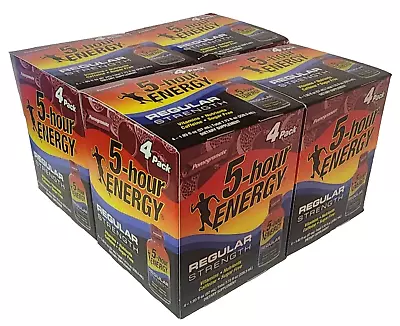 Lot Of 4 5 Hour Energy 801240 Pomegranate 4 Pk Energy Shot 1.93 Oz (16 Total) • $26.99