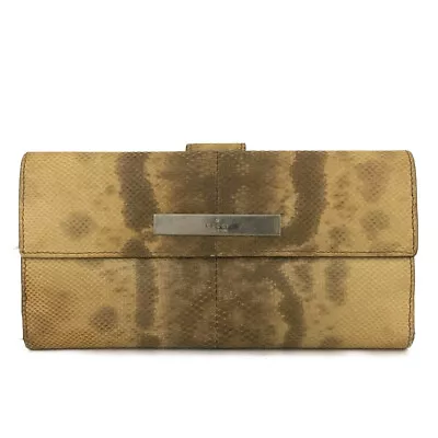 GUCCI Logo Leather Long Bifold Wallet/2Y0096 • $3