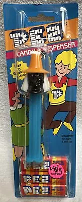 PEZ Misfit Witch Black Face Orange Hat White Hair 1998 4.9 Card Slovenia M14 • $43.99