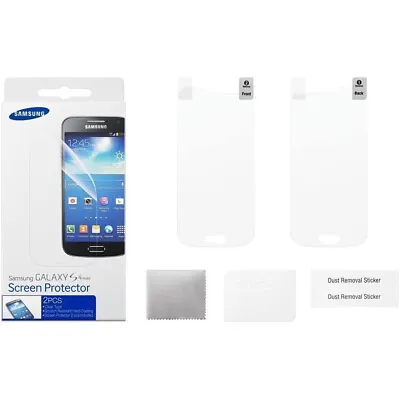 £2.29 • Buy Original Screen Protector For Samsung Galaxy S4 Mini FI9190 (Pack Of 2) Clear