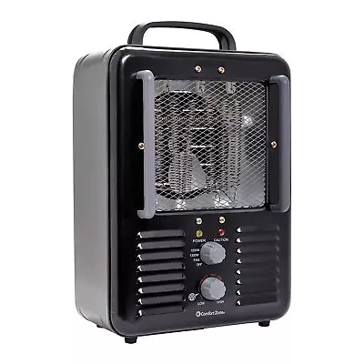 Comfort Zone Electric Portable Milkhouse Style Utility Space Heater With Adju... • $39.99