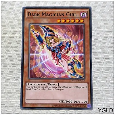 Dark Magician Girl - YGLD-ENC10 - Common Unlimited Yugioh • $2.50