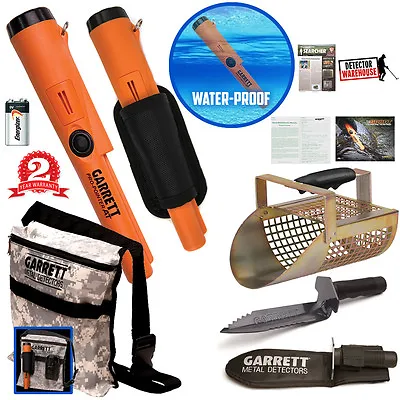 Garrett Propointer AT Waterproof Pinpointer + Digger + Pouch + Scoop • $219.58