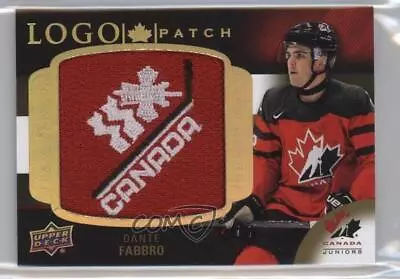 2017 Upper Deck Team Canada Juniors Manufactured Logo Dante Fabbro #LP-DF Patch • $5.14