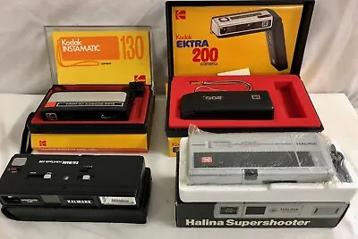 Job Lot Of Four Vintage Instamatic 110 Cameras (3 Boxed) (Lot 3) • £20