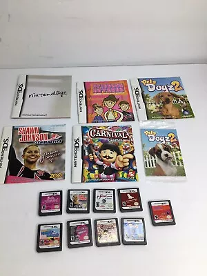 9 Nintendo DS Game Lot Monster High Barbie Pups Petz Dogz 2 Dogs Gymnastic++ • $30