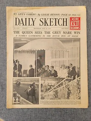 Daily Sketch 19 June 1935 Royal Ascot Queens Horse Wins Doreen Jane Newspaper • £17.49