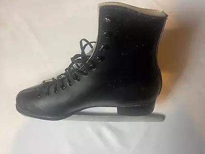 Vintage Aerflyte Ice Skates Black Size 11 Womens  • $29.98