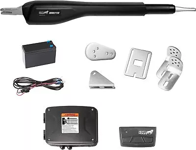 Mighty Mule Automatic Gate Opener Smart & Solar Ready Up To 18ft Long Black • $489.99