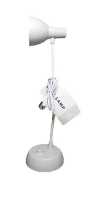 Vivitar White Adjustable Bright Light USB-A Powered Mini Decorative Desk Lamp • $10