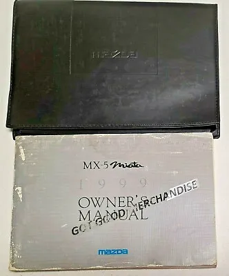 1999 Mazda Mx-5 Miata Owners Manual Base 10th Anniversary Convetible I4 1.8l  • $111.99