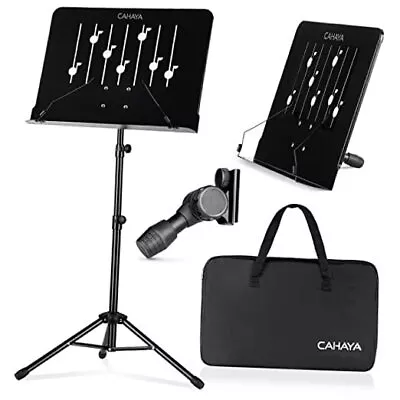  Sheet Music Stand With Carry Bag Notes Books Stand Laptop Stand Quaver Design • $35.98