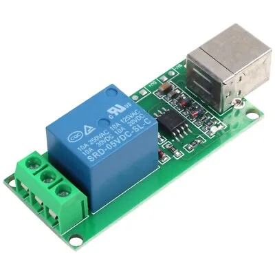 £6.83 • Buy 5V USB Relay 1 Channel Programmable Computer Control For Smart Home US Ship X6O3