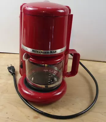 KitchenAid 4 Cup Ultra Compact Household Coffee Maker Red Model# KCM055ER3 • $37.87