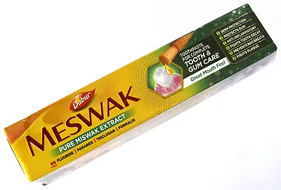 Dabur Meswak Toothpaste A Complete Ayurvedic Oral Care - 100 Gm Pack • $14.89