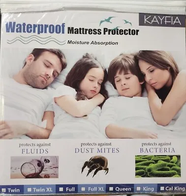 Twin Size Mattress Protector Waterproof  Cover Soft Breathable Noiseless  • $15.73