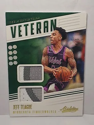 $25 • Buy 2019-20 Jeff Teague Absolute Tools Of The Trade Veteran Wolves Patch /5
