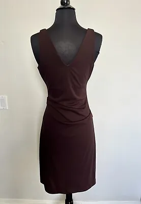 Nicole Miller Brown Ruched Vintage Dress. Made In US. Y2K Style. Size 6 • $25.20