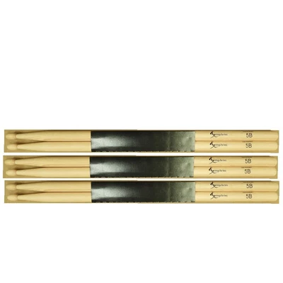 $40.11 • Buy Vic Firth Nova 5B Wood Tip Exclusive Strings For Less Drumsticks - 3 Pairs