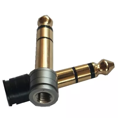 6.5mm 1/4 Male To 3.5mm 1/8 Female Headphone Jack Audio Adapter For Pro Screw On • $9.99