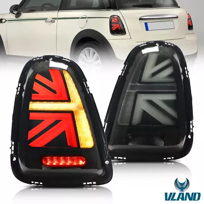 VLAND LED Tail Lights For BMW Mini Cooper R56 R57 R58 R59 2007-2013 Smoked Lens • $159.99
