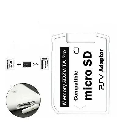 V7.0 SD2VITA Micro SD Support TF Memory Card 32GB 64GB 128GB 256GB For PSVita • $3.24