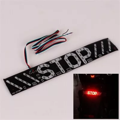 Motorcycle LED Flashing Brake Flashing Light Turn Signal Driving Tail Light • $11.71