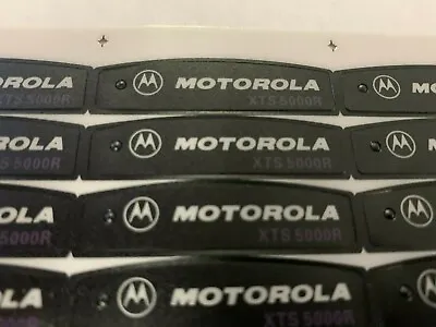 NEW *OEM* MOTOROLA XTS5000 XTS 5000 FRONT NAME PLATE HOUSING LABEL STICKER Qty-1 • $7.49