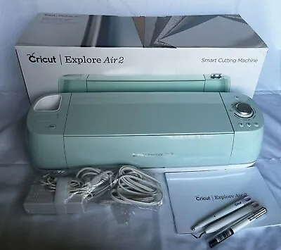 Cricut Explore Air 2-8D90 DYI Smart Cutting Machine Mint Color + Extras • $100