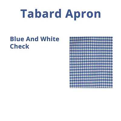 Tabard Aprons Cleaning Catering Tabard Overall Work Wear 2 Pockets Stub Buttons • £5.99