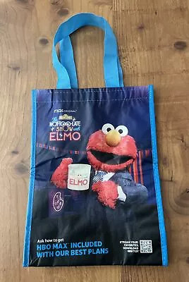 RARE Elmo Tote Bag The Not Too Late Show With Elmo AT&T HBOMax Promo Collectible • $12