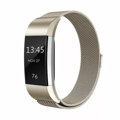 Stainless Milanese Magnetic Loop Band Strap For FitBit Charge 2 Watch Wristband • $13.99