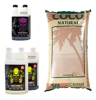 Canna Coco 50L Growing Medium Hydroponics Coco A And B Super Roots Grow Kit • £39.99