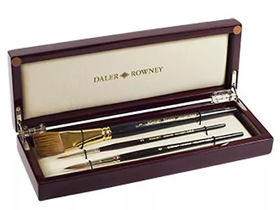 Daler Rowney Diana Kolinsky Sable Watercolour Brush Wooden Box - Sizes 2 6 1  • £199.99