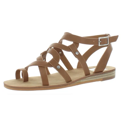 Dolce Vita Womens Loken Brown Gladiator Sandals Flats 6.5 Medium (BM)  6785 • £8.67