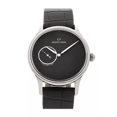 Jaquet Droz Grande Heure Minute Automatic Steel Mens Strap Watch J017030240 • £4154.05