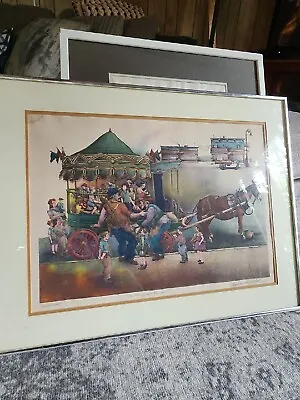 $140 • Buy Seymour Rosenthal, The Merry Go Round, Lithograph, Signed And Numbered In Pencil