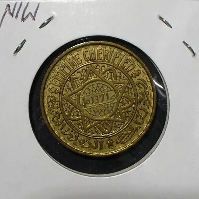 Morocco 1371 50 Francs Aluminum Bronze Uncirculated Coin • $5.50