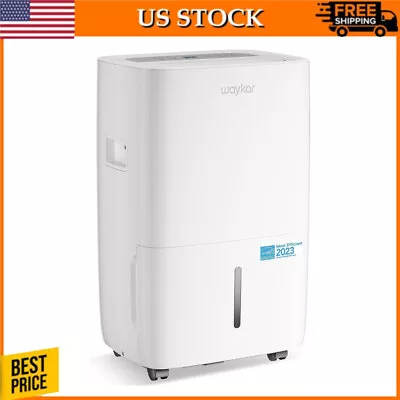 80 Pints Energy Star Dehumidifier Rooms With Drain Hose 1.14 Gallons Water Tank • $241.49