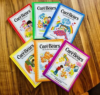 CARE BEARS VINTAGE Hardcover Books Lot Of 6 Parker Brothers 1983 • $35