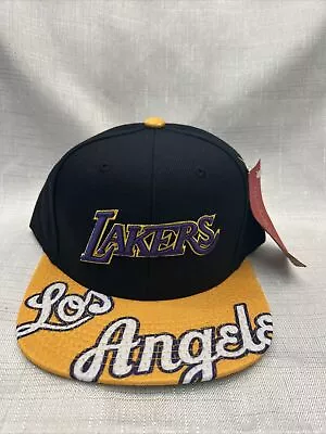 Mitchell & Ness NBA Los Angeles Lakers HWC Snapshot Snapback Hat Cap New • $29.99