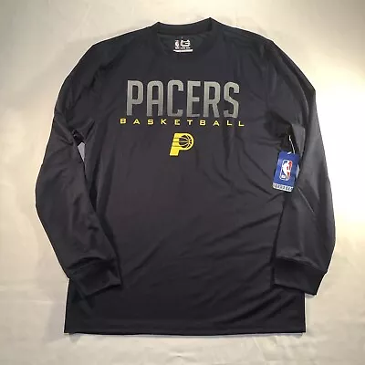 Indiana Pacers Men's L Navy Blue Long Sleeve T Shirt NEW • $19.95