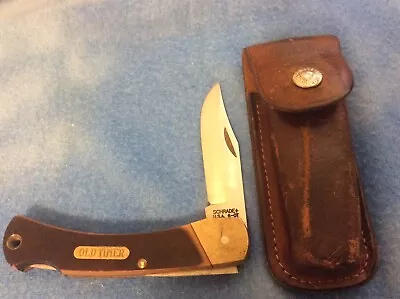 Vintage Discontinued Schrade Usa 6-ot Old Timer Folding Hunter Lock-back Solid • $13.50