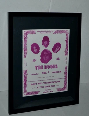 $59.99 • Buy The Doors 1968  Arizona Veterans Coliseum Concert Framed Promotional Concert Ad