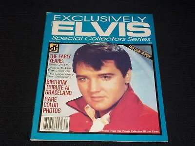 1987 Spring Exclusively Elvis Magazine - Elvis Presley Front Cover - E 7651 • $30