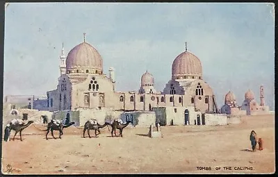 Tombs Of The Caliphs Cairo Picturesque Egypt Tuck's Postcard C. 1910 • £1.95