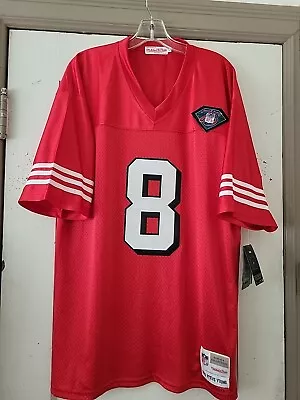 Steve Young SF 49ers Mitchell & Ness Replica Collection W/75th Patch Men 52 2XL • $79.99