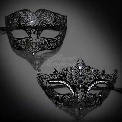 Metal Masquerade Mask Couples Masquerade Mask Couple Masquerade Ball Mask • $29.95