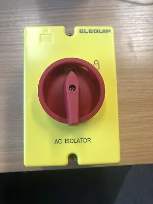 Enclosed Rotary Isolator Switch IP66 4 Pole - 415v 40amp • £12.90