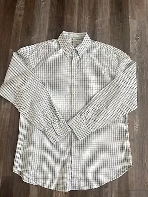 J. Crew Long Sleeve Button Down Mens Sz L Tailored Fit • $9.99